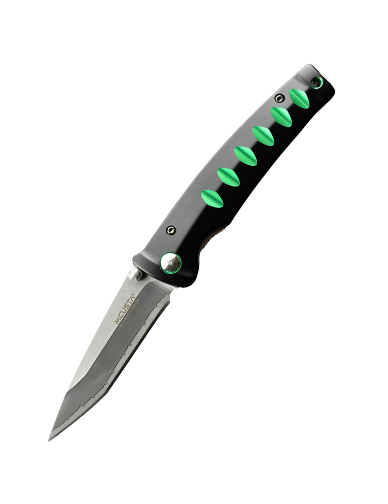 Mcusta MC-44C - Katana noir et vert lame VG10 Clad