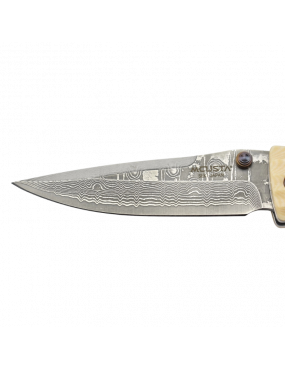 Mcusta Sengoku MC-185D Damas Micarta blanc