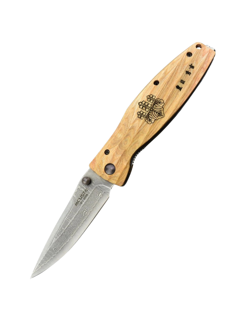 Mcusta MC-182D Sengoku Damas Pakka Wood jaune