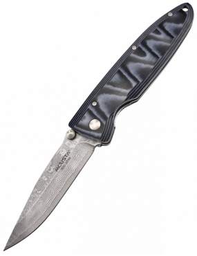 Mcusta MC-10D  - Lame Damas - Manche Micarta bleu