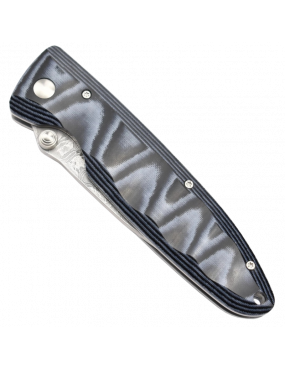 Mcusta MC-10D  - Lame Damas - Manche Micarta bleu