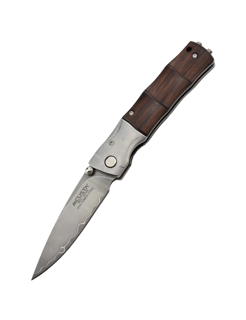 Mcusta MC-145G Lame acier SPG2 manche Iron Wood