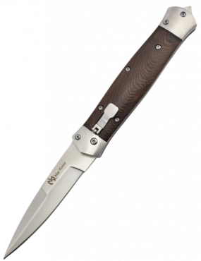 Maxknives MKO15 Couteau automatique lame acier manche bois