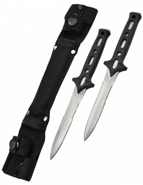 Hunting Knife HK8855 Set de 2 couteaux de chasse avec étui