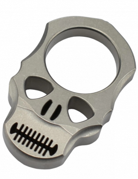 MaxKnives TIKNU4 - Impact Skull knuckle Titane naturel