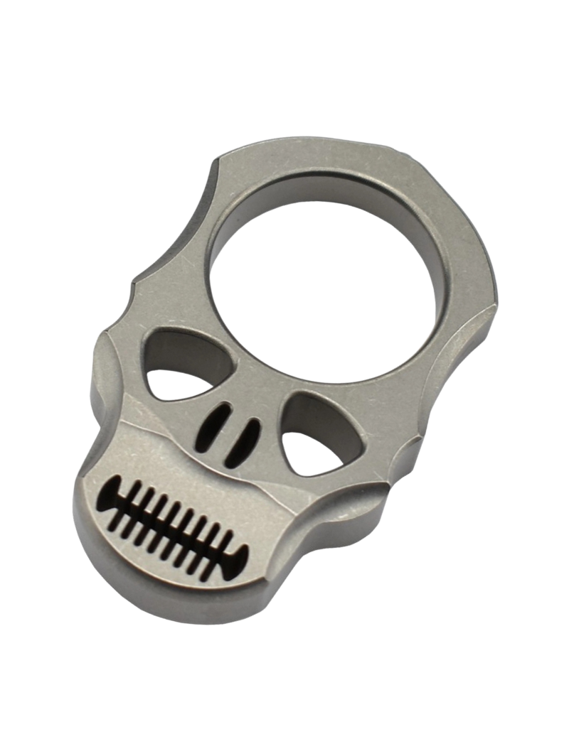 MaxKnives TIKNU4 - Impact Skull knuckle Titane naturel