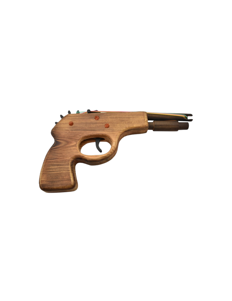 Rubber Band Shooter 3704-RW2 - Pistolet à élastiques en bois