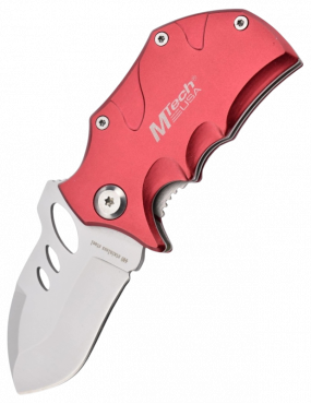 MTech MT-365RD - Couteau de poche Rouge en acier 440