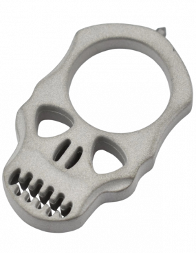 Maxknives PASKAS Poing américain Skull en aluminium finition sablé