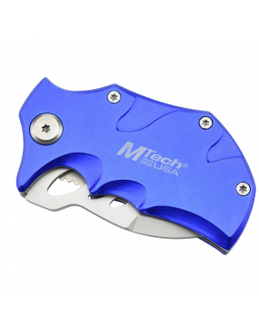 MTech MT-365BL - Couteau de poche Bleu en acier 440