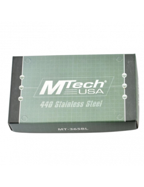 MTech MT-365BK - Couteau de poche Noir en acier 440