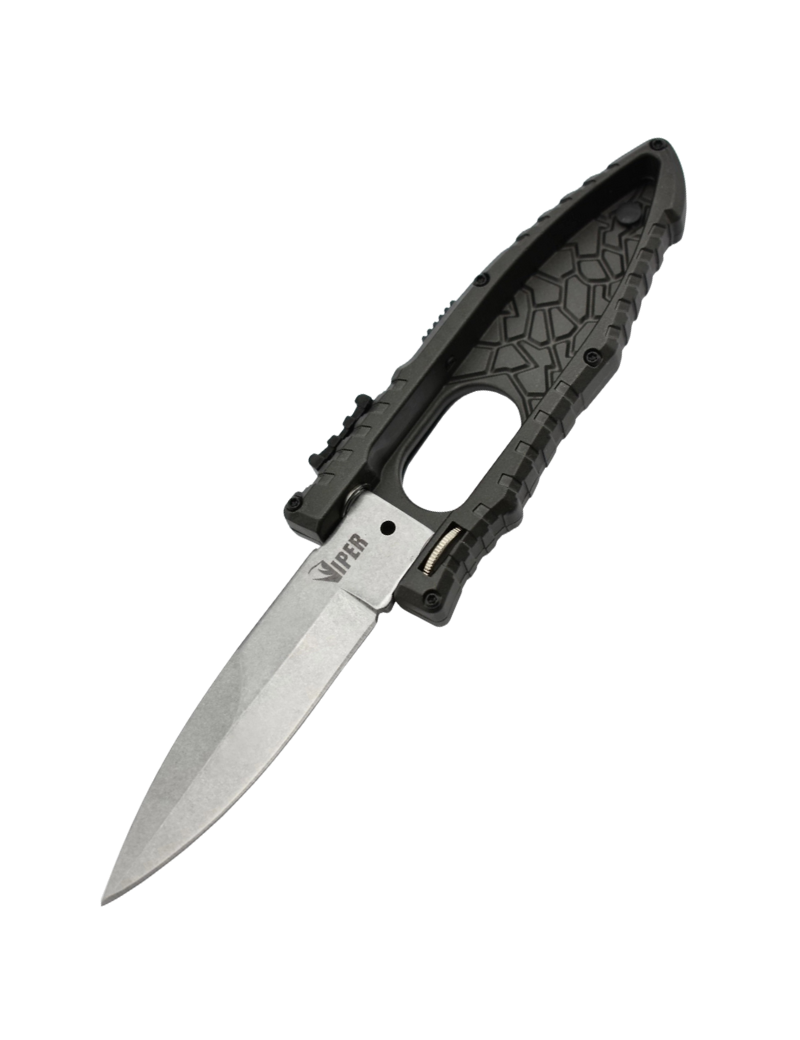 Schrade SCHSA Viper Couteau à ouverture latérale assistée