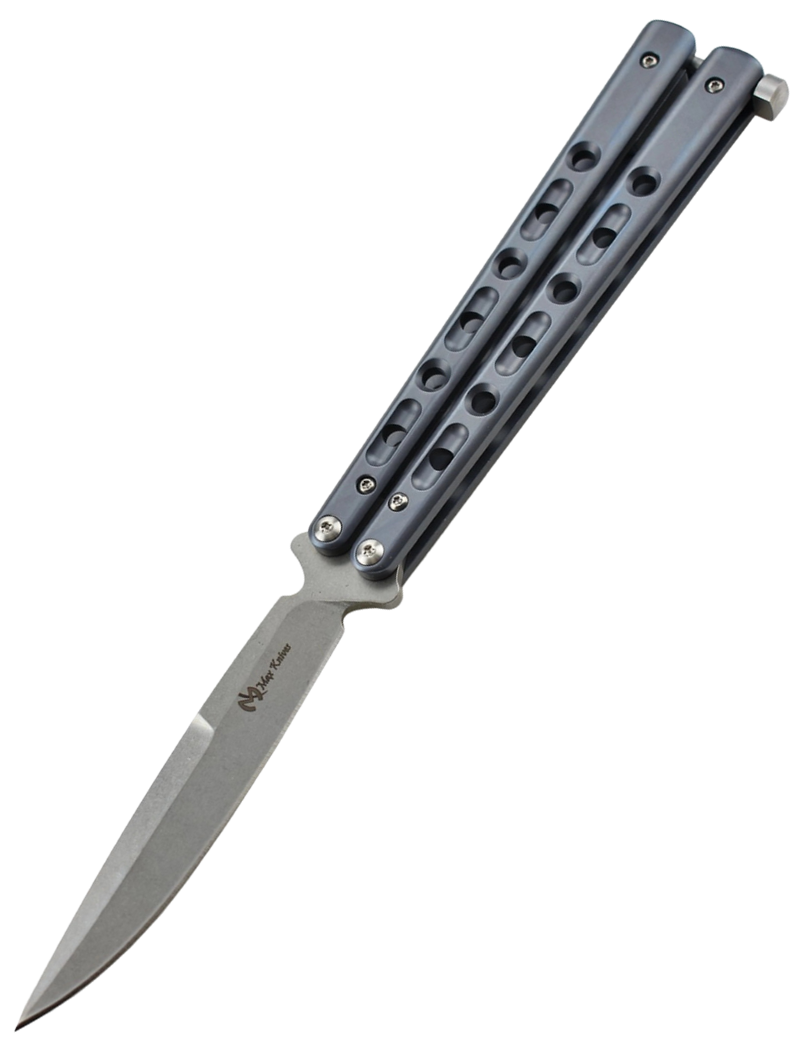 Maxknives P40 OX Couteau papillon manche titane anodisé