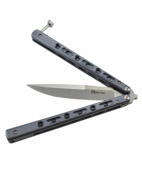 Maxknives P40 OX Couteau papillon manche titane anodisé