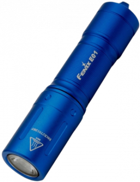 Fenix E01 V2.0 BLEU mini lampe de poche porte-clés - 100 lumens