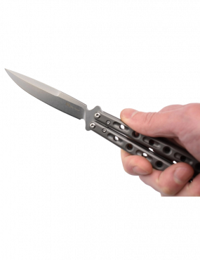 Maxknives P40S Couteau papillon manche titane