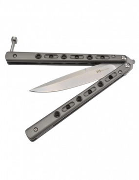 Maxknives P40S Couteau papillon manche titane