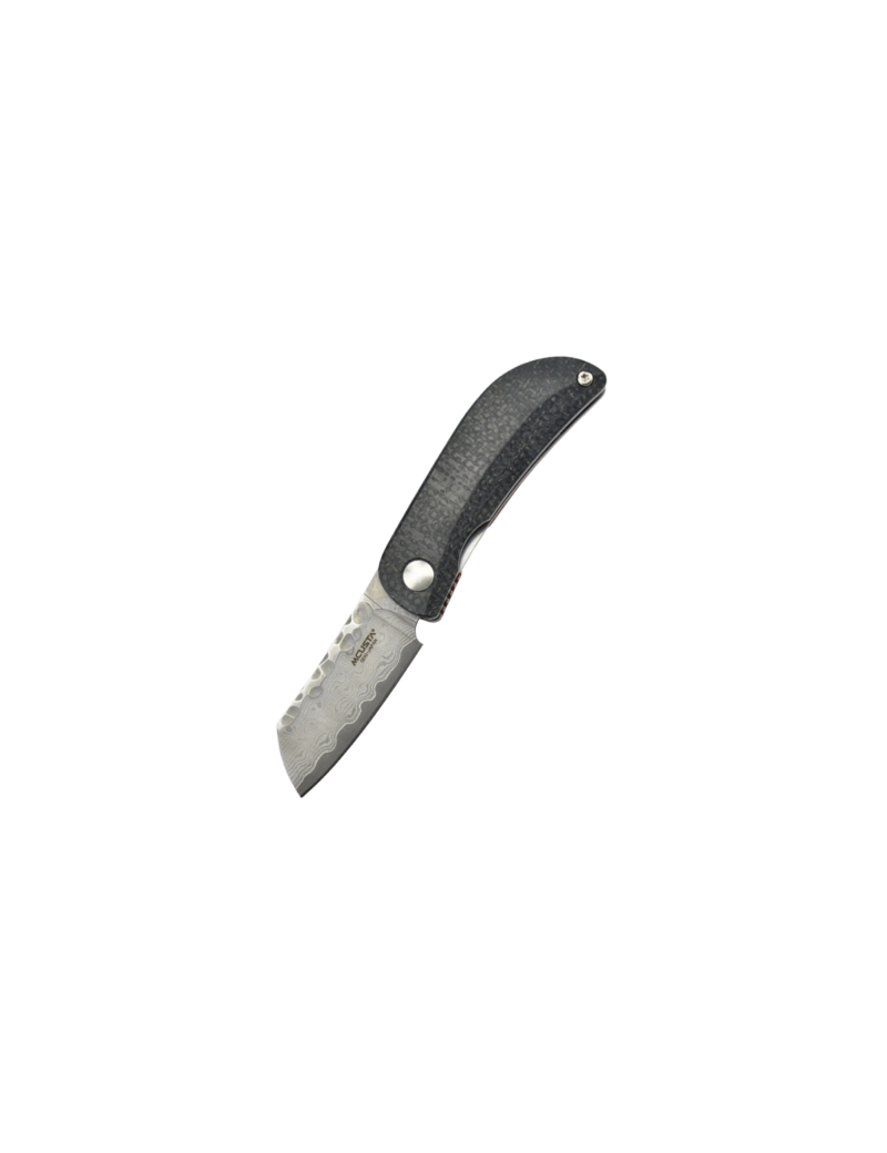 Couteau Mcusta MC-211D - Lame Damas VG10 & Manche Micarta Noir et Roug