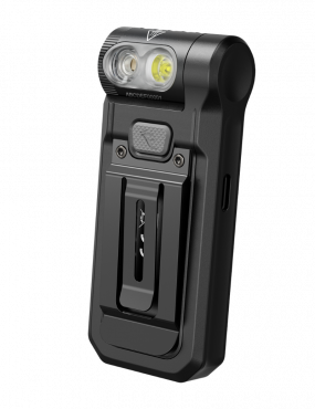 FENIX - SW05R-UV Black - Clip On Flashlight with UV Light - 150 lumens