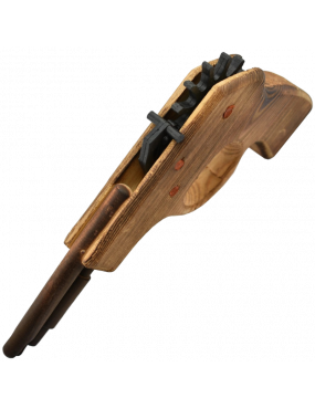 Rubber Band Shooter 3704-RW2 - Pistolet à élastiques en bois