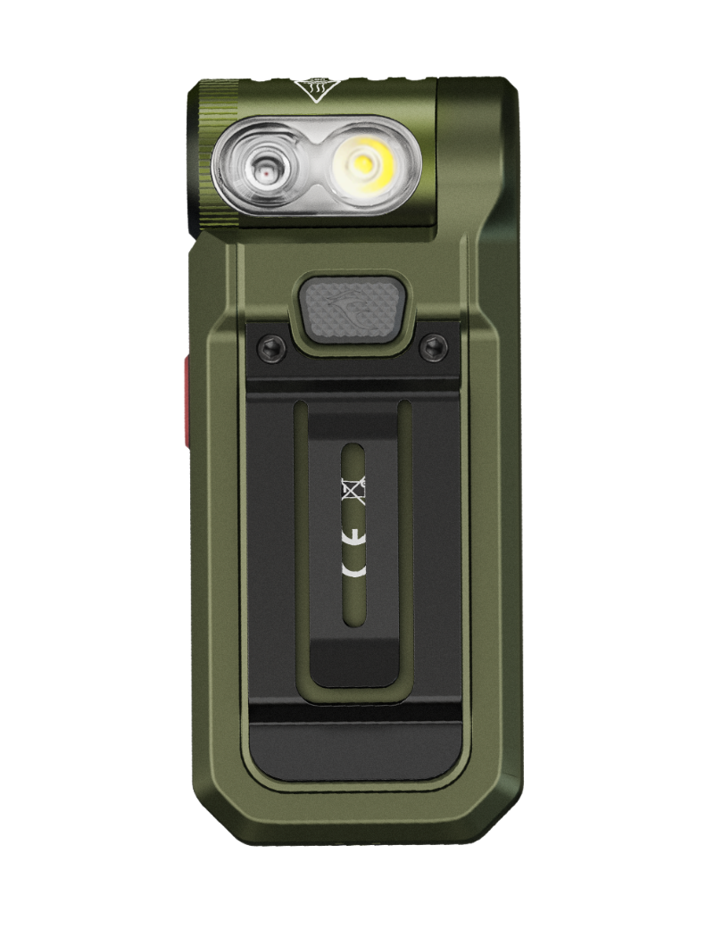 FENIX - SW05RSG-RED - Spruce green - Lampe de poche rechargeable - 150 LUMENS