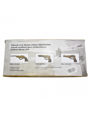 Rubber Band Shooter 3704-RW2 - Pistolet à élastiques en bois